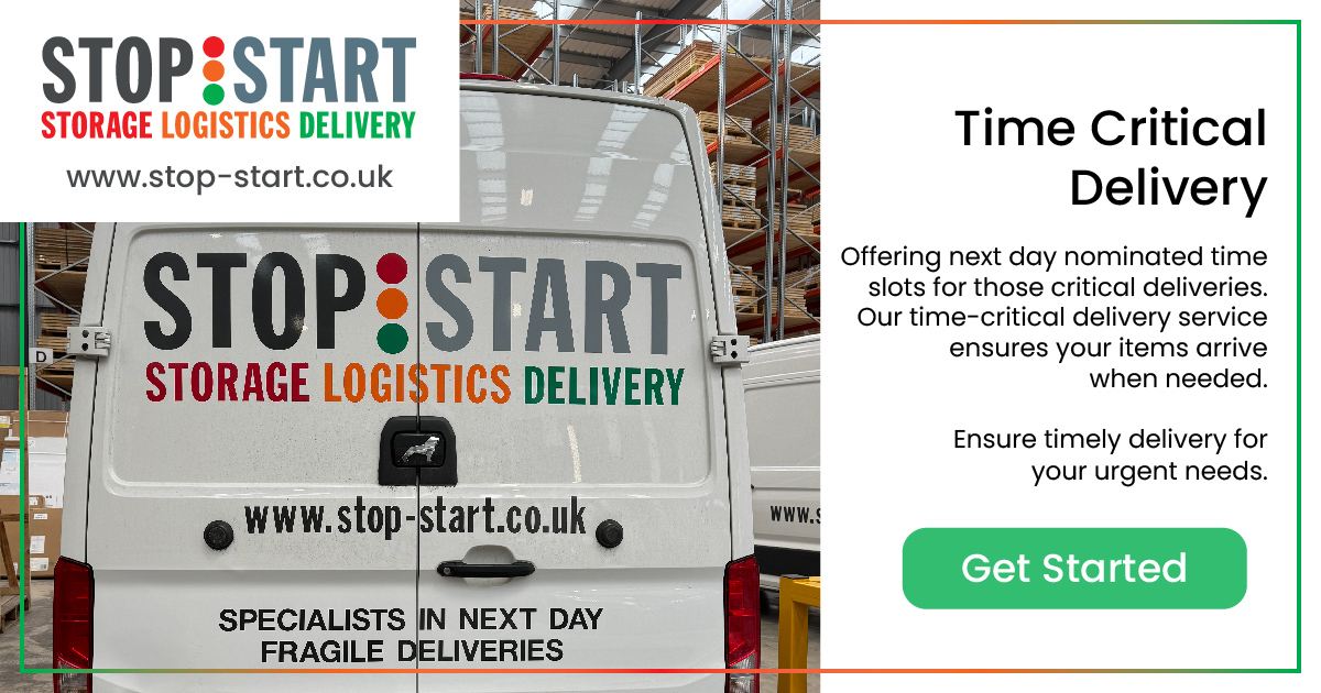 time critical delivery uk stop start