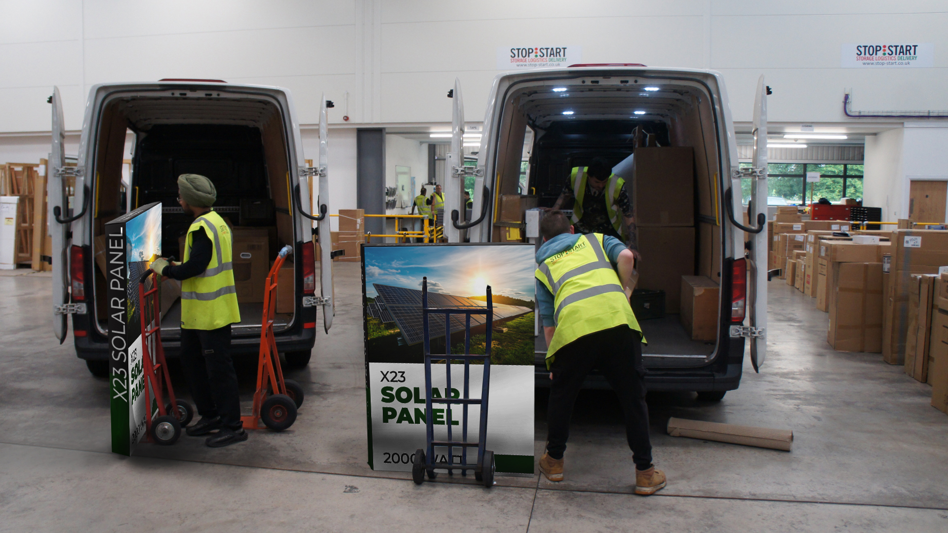 Solar Panel Delivery Logistics Warehousing South West Distribution Services