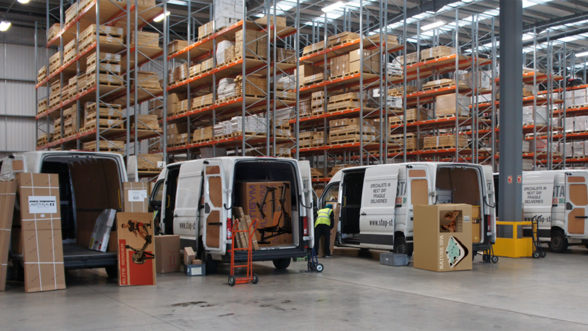 Warehousing Logistics Distribution south west Gym equipment delivery Large fragile delivery